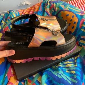 Koi footwear flat form Sandals